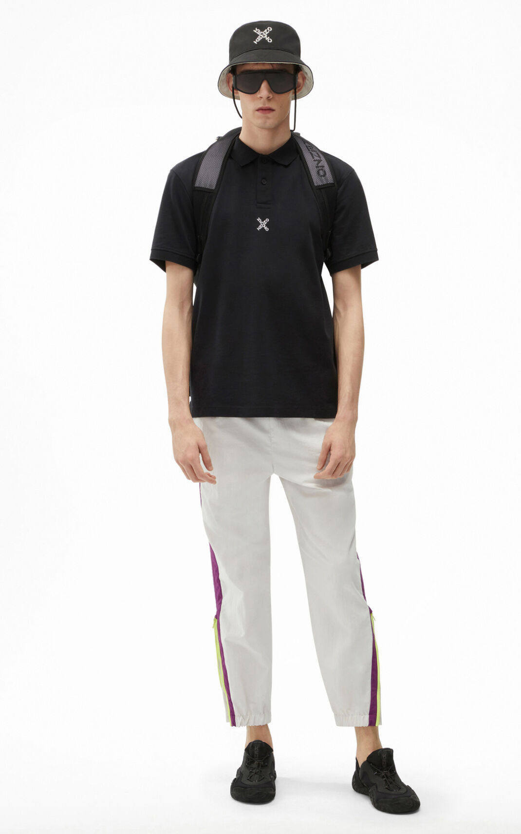 Kenzo Sport Polo Shirt Herre - Sort DK-145975